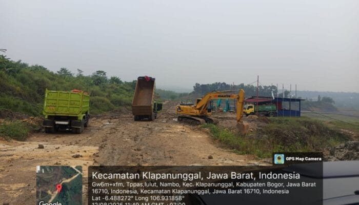 Galian Garimca di Desa Lulut Klapanunggal Tetap Beroperasi, Meski Belum Melengkapi Dokumen Teknis dan PPKH