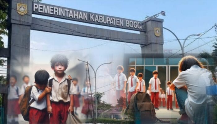 Jumlah Anak Putus Sekolah di Kabupaten Bogor Tahun Ajaran 2024-2025, Menurut 5 Tingkatan 