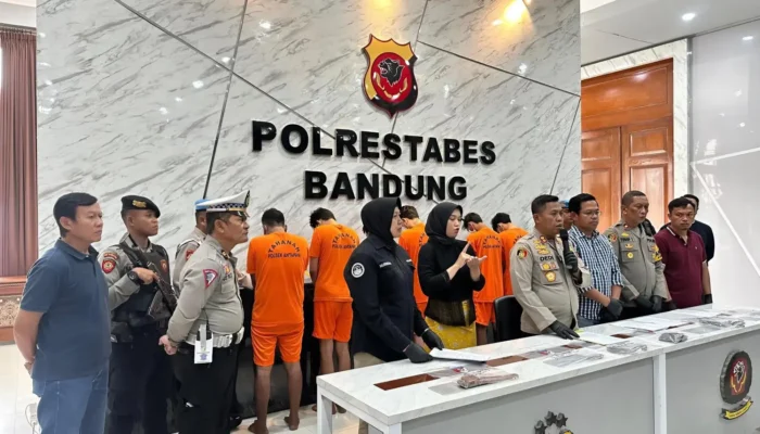 Komplotan Begal Bermodus Ojol di Kota Bandung Diringkus