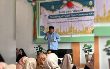 Memperingati Maulid Nabi, Kades Pasir Mukti Bogor Ajak Masyarakat Dua Hal!!!