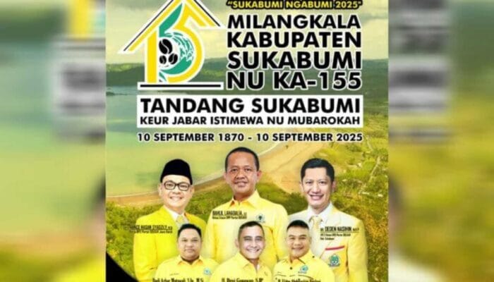 Milangkala ke-155 Kabupaten Sukabumi, DPD Golkar Optimis Sinergi Antara Eksekutif, Legislatif dan Seluruh Lapisan Masyarakat