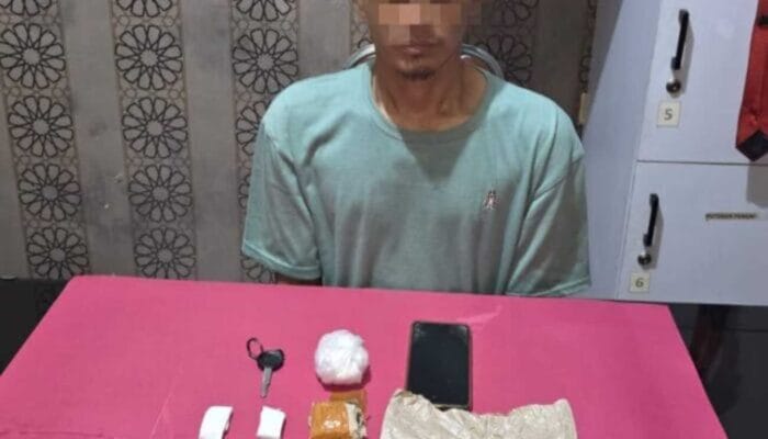 Pengedar Daun Ganja Ditangkap Satres Narkoba Polres Sukabumi Kota