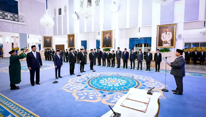Prabowo Rombak Kabinet, Lantik 4 Menteri Baru dan 1 Wamen