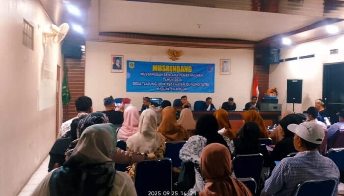 Rutin Terkena Banjir, Kades Tlajung Udik Bogor Fokuskan Tahun 2026 Pekerjaan Drainase di Wilayahnya