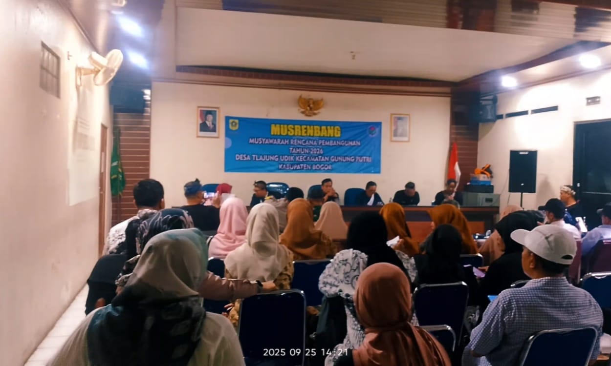Rutin Terkena Banjir, Kades Tlajung Udik Bogor Fokuskan Tahun 2026 Pekerjaan Drainase di Wilayahnya