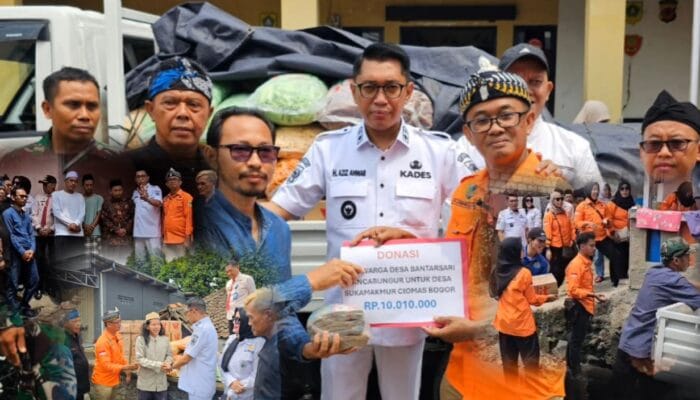 Seluruh Kepala Desa Berikan Bantuan bagi Korban Musibah di Ciomas Melalui DPC Apdesi Kabupaten Bogor