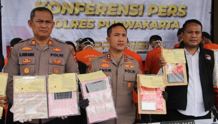 Tiga Bulan, Polres Purwakarta Bongkar 20 Kasus Narkoba