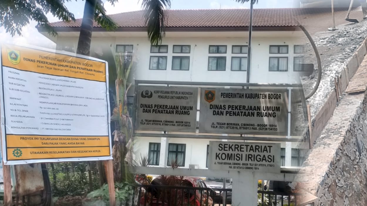 Bungkamnya Kadis PUPR Kabupaten Bogor, Yusfitriadi: Wajar Jika Muncul Spekulasi Terjadi Konspirasi Antara Dinas dan Perusahaan