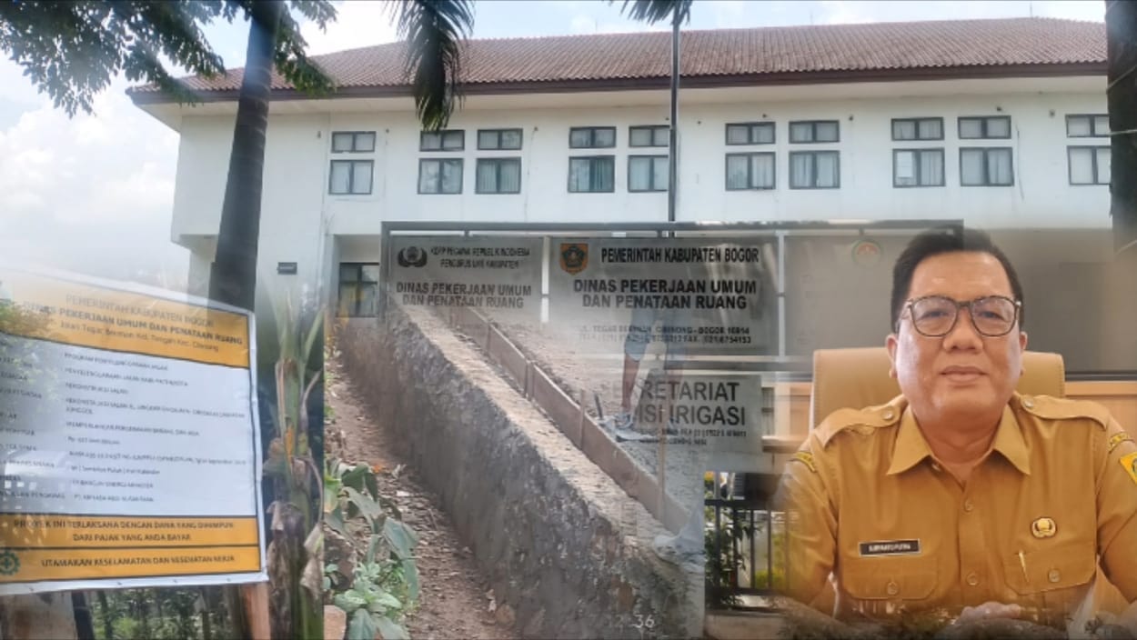 Kadis PUPR Kabupaten Bogor Bungkam dan Susah Dikonfirmasi, Terkait Rekonstruksi Jalan Diduga Memakai Material Bekas 