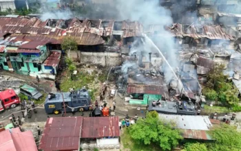 Kebakaran Hebat di Kodam Lama Jayapura, 20 Rumah Ludes
