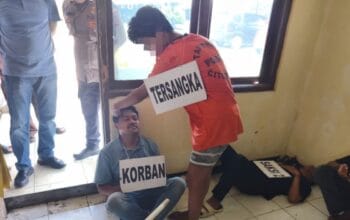 Polsek Citeureup Rekontruksi Kasus Pembunuhan di Karang Asem Barat, 28 Adegan Diperagakan