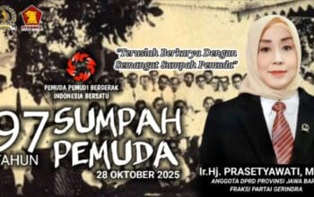 Prasetyawati Beri Pesan di Hari Sumpah Pemuda ke-97: Teruslah Berkarya Dengan Semangat Sumpah Pemuda 3 Prasetyawati Beri Pesan di Hari Sumpah Pemuda ke-97: Teruslah Berkarya Dengan Semangat Sumpah Pemuda