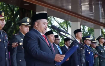 Tegaskan Persatuan, Ketua DPRD Kabupaten Sukabumi Baca Ikrar Hari Kesaktian Pancasila