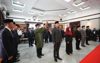 Wali Kota Sukabumi Ayep Zaki Resmi Lantik Pejabat Eselon II, Hingga Direktur Perumda BPR dan RSUD R Syamsudin SH