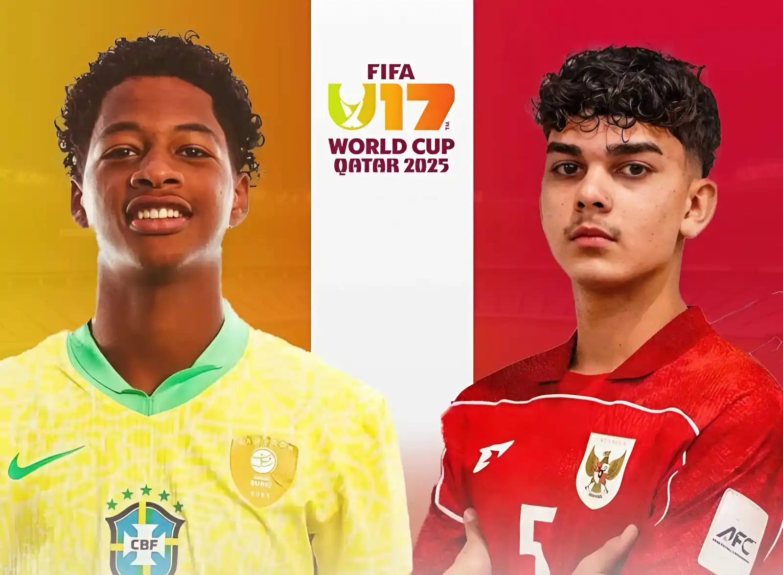 Brasil Hajar Indonesia 4-0, Garuda Muda Tak Berkutik di Doha