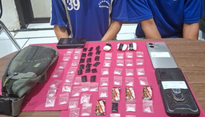 Satres Narkoba Polres Sukabumi Kota Ungkap 8 Kasus, 11 Pelaku dan 97,51 Gram Sabu Diamankan 