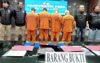 Komplotan Maling Mobil Ditangkap Unit Jatanras Satreskrim Polres Sukabumi Kota di Malang