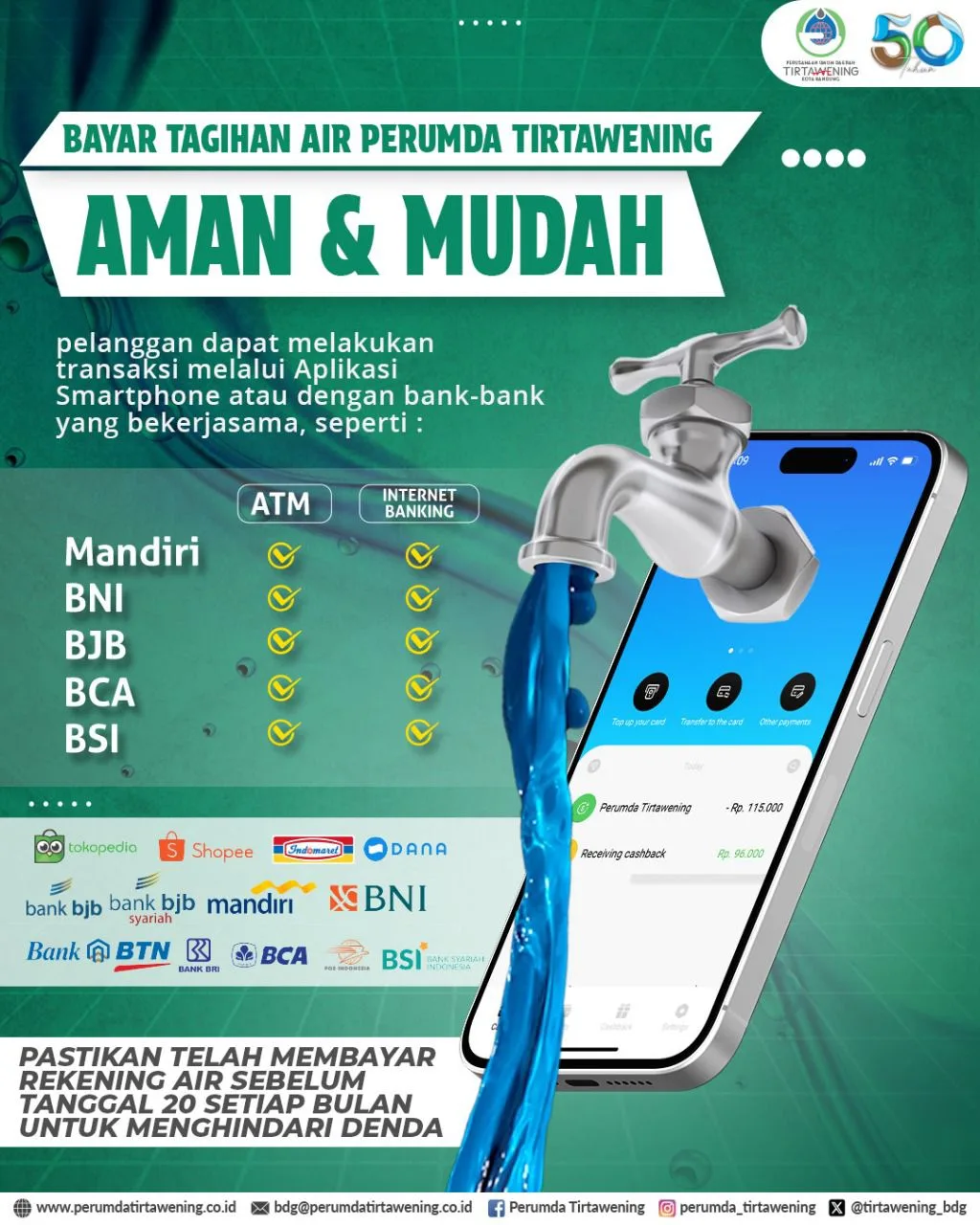 Iklan Tirtawening Kota Bandung