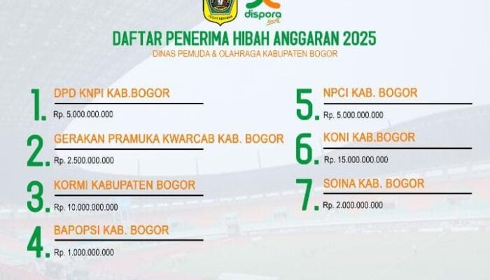 Kontroversi Hibah Rp40,5Miliar, Jawaban Kadispora Kabupaten Bogor Bikin Geleng Kepala