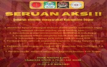 GMPB Serukan Aksi Hari Anti Korupsi Sedunia: Desak APH Tindak Tegas Praktik KKN di Kabupaten Bogor