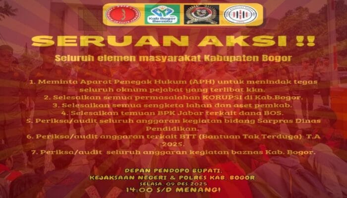 GMPB Serukan Aksi Hari Anti Korupsi Sedunia: Desak APH Tindak Tegas Praktik KKN di Kabupaten Bogor