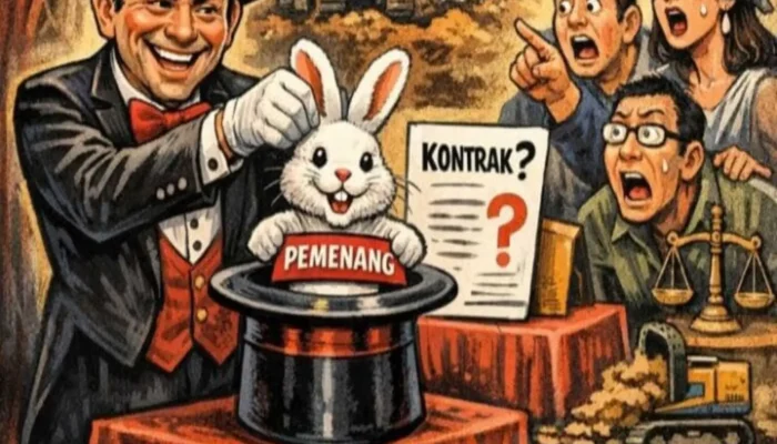 KMP Siap Lapor APH,Tanpa Rasa Malu Proyek “Sim Salabim”, Pemenang Sudah Ditentukan