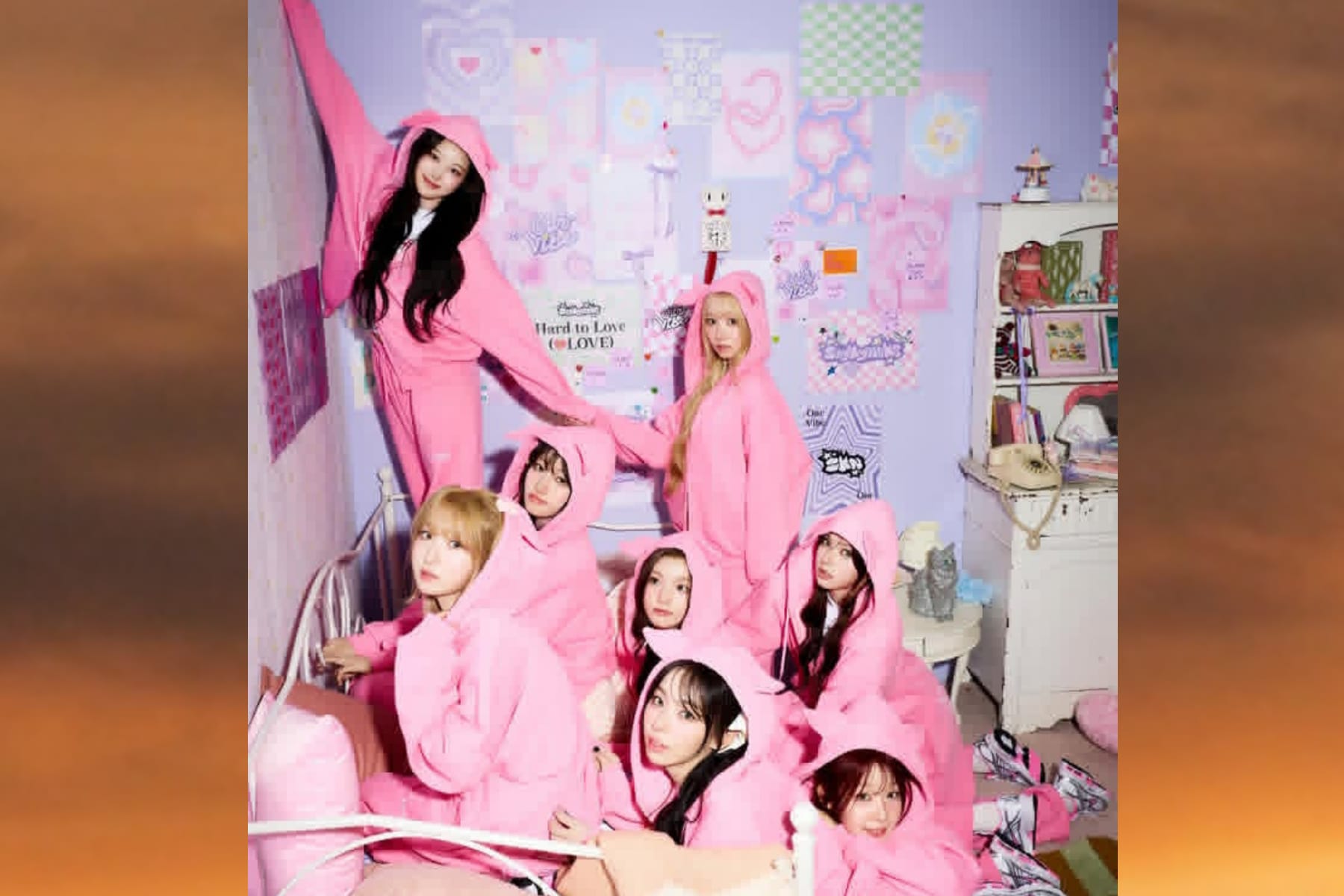 Konsep Foto Sleepover Berwarna Pink, SAY MY NAME Siap Comeback dengan EP Ke-3