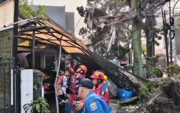 Mahoni 100 Tahun Tumbang! Kantor IPHI Jabar Rusak Parah