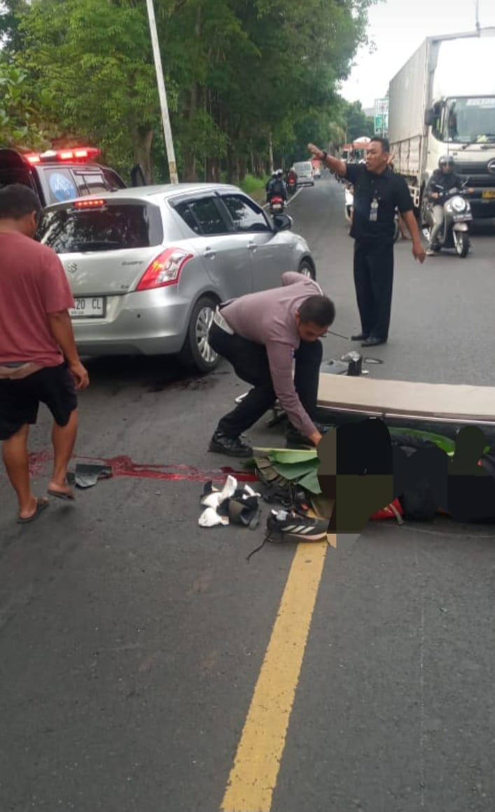 Seorang Pelajar SMAN 2 Purwakarta Tewas Dalam Kecelakaan Lantas di Jalan Raya Cibening