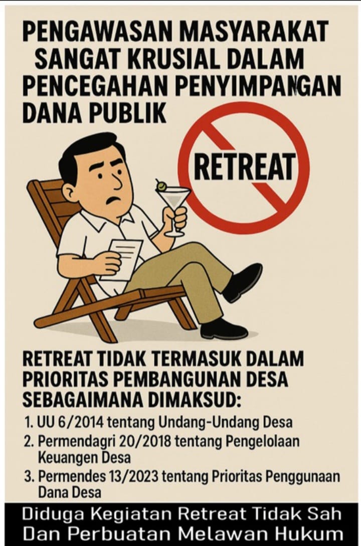 Dugaan Skandal Retreat Kades Mengemuka. KMP Desak Inspektorat Lakukan Audit Investigatif
