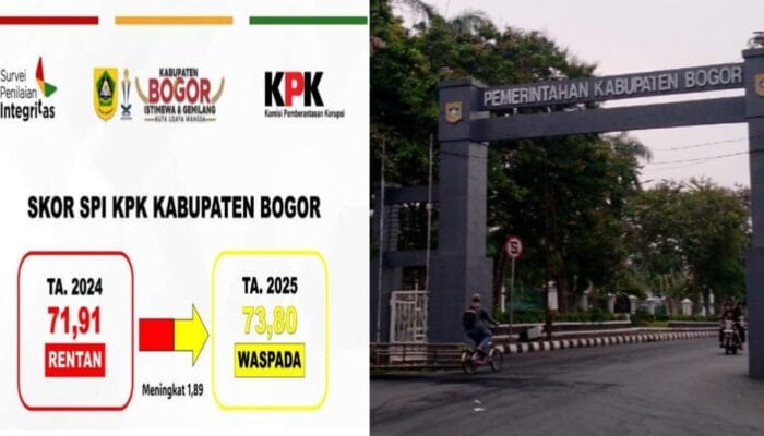 Status ‘Waspada’ Resiko Korupsi di Kabupaten Bogor Masih Membayangi, Meski Telah Keluar dari Status ‘Zona Merah’