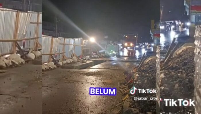 Warga Cileungsi Bogor “Frustasi” Macet Parah, Akibat Proyek Perbaikan Tak Kunjung Usai Hingga Dua Bulan di Depan RS Hermina