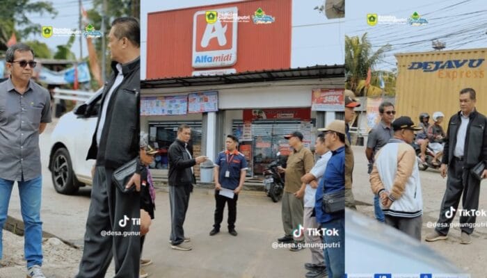 Kades Gunung Putri Bogor Semprot Minimarket Nakal Penutup Drainase Hingga Menyebabkan Banjir: Tanah Negara Lho