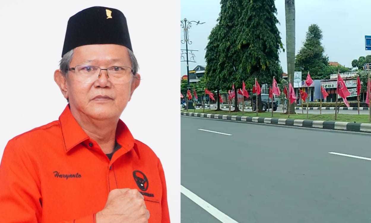 Sekretaris DPC PDIP Kabupaten Bogor Ungkap Alasan Atribut Partainya Hiasi Jalan Protokol 