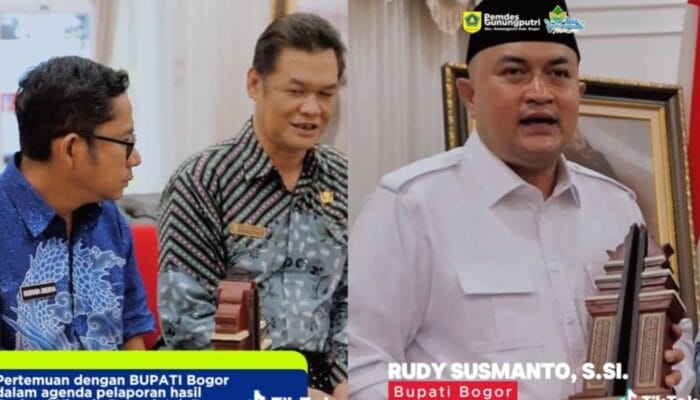 Bupati Bogor Berikan Apresiasi, Desa Gunung Putri Bungkam Keraguan dengan Prestasi Tingkat Provinsi
