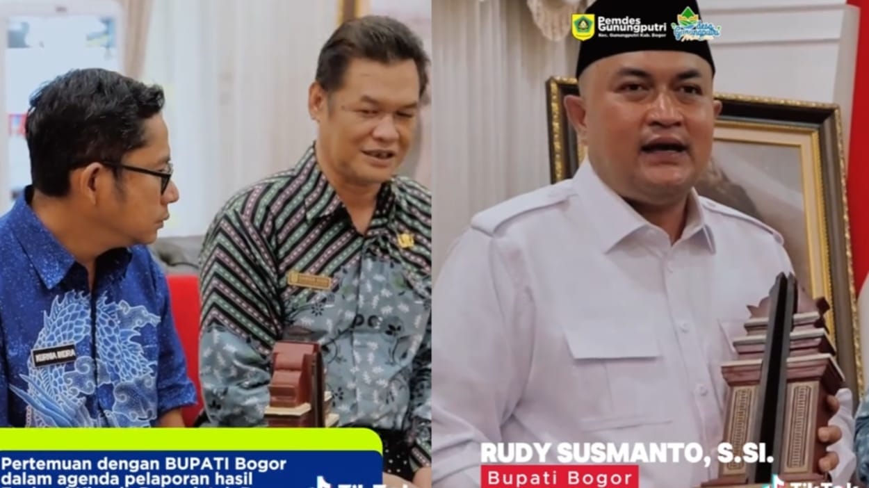 Bupati Bogor Berikan Apresiasi, Desa Gunung Putri Bungkam Keraguan dengan Prestasi Tingkat Provinsi