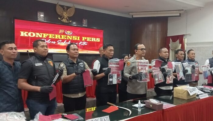 Negara Hadir, Premanisme Tersingkir Polres Sukabumi Kota Libas 31 Kasus Kejahatan dan Narkoba