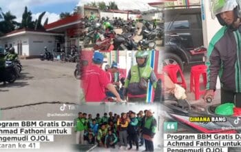 Jejak Khidmat: Anggota DPRD Kabupaten Bogor Fraksi PKS Kembali Ringankan Beban Ojol di Gunung Putri Lewat BBM Gratis