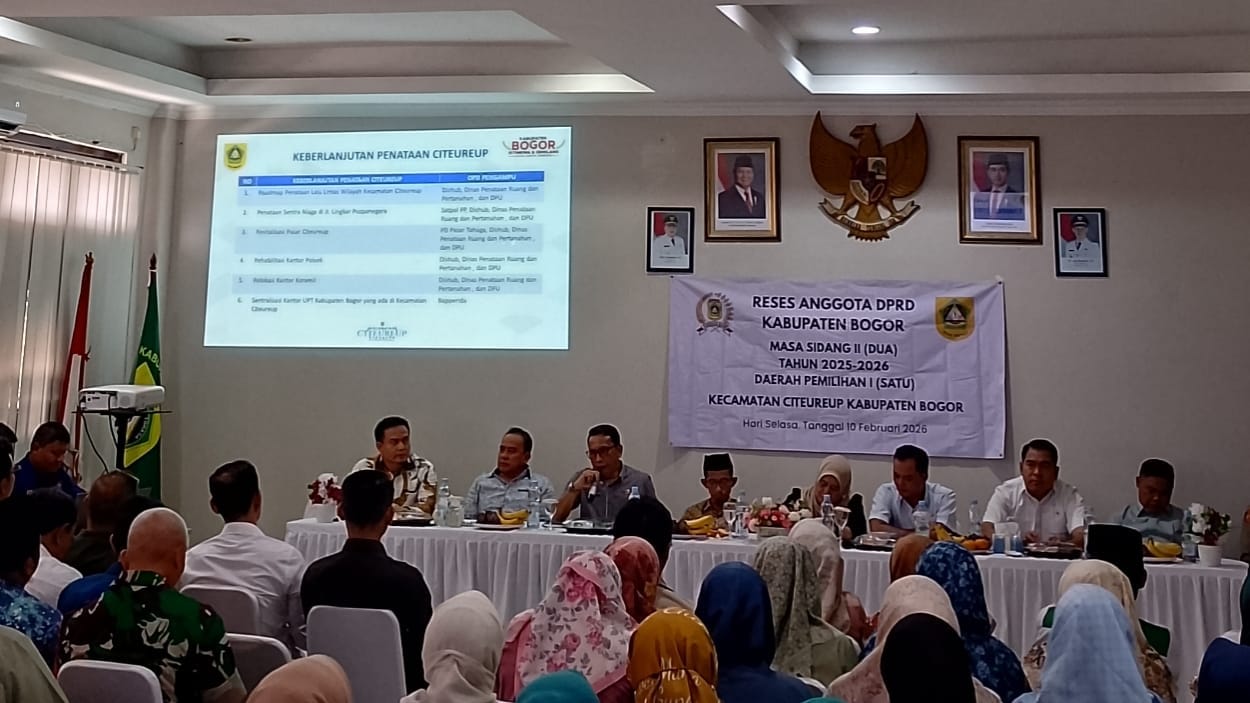 Kawal Aspirasi Warga, Plt Camat Citeureup Soroti Infrastruktur Sekolah hingga Masalah Ijazah di Reses DPRD Kabupaten Bogor