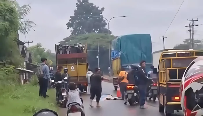 Kecelakaan Lalu-lintas: Pemotor Terlindas di Purwasari Karawang