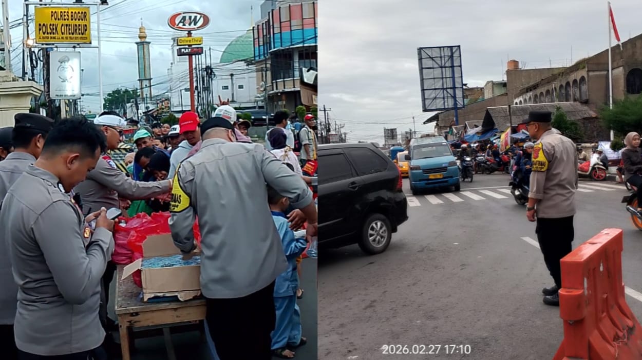 Ngabuburit Aman dan Lalu Lintas Lancar!! Polsek Citeureup Turun ke Jalan Urai Kemacetan dan Bagi-bagi Takjil 1 Ngabuburit Aman dan Lalu Lintas Lancar!! Polsek Citeureup Turun ke Jalan Urai Kemacetan dan Bagi-bagi Takjil