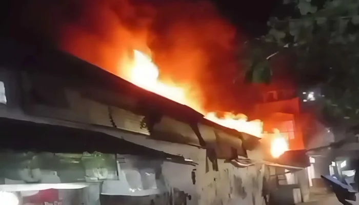 Pasar Rebo Purwakarta Kebakaran Saat Sahur