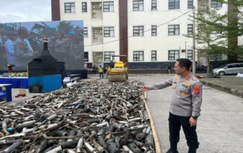 Polda Jabar Musnahkan Narkoba dan Knalpot Brong