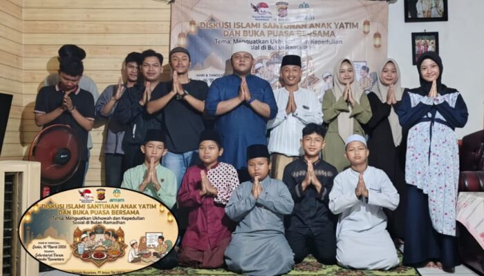 Forum Pemuda Nusantara Gelar Diskusi Islami dan Santunan Anak Yatim Bersama PT Antam Tbk UBP Pongkor dan Polres Bogor
