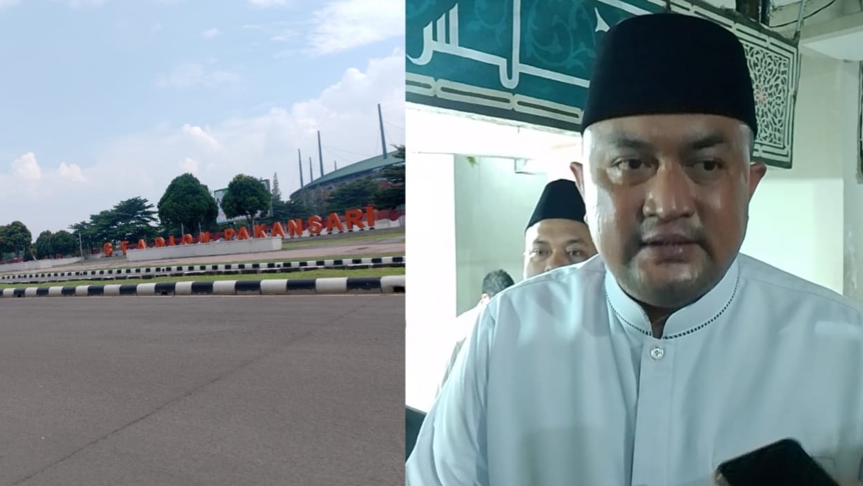Kesiapan Stadion Pakansari Jadi Lokasi Salat Idul Fitri 1447 H Seluruh Masyarakat Kabupaten Bogor, Rudy Susmanto: Infrastruktur Aman