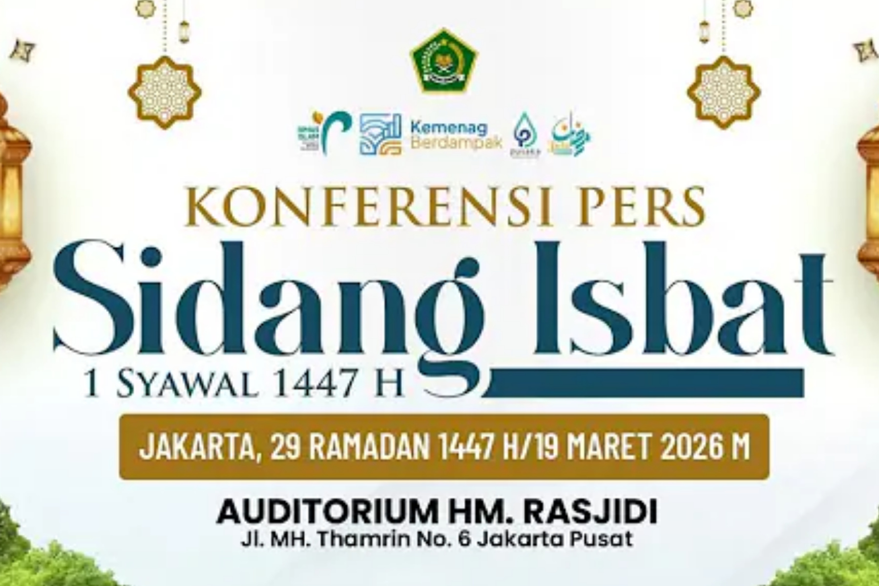 Link Live Streaming Sidang Isbat Idulfitri 2026: Lebaran Jatuh Tanggal Berapa?
