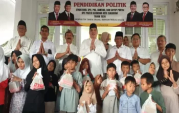 Membasuh Luka, Mengetuk Pintu Langit: Kala Gerindra Kota Sukabumi Memeluk Yatim di Bulan Suci Ramadhan 1447 Hijriah