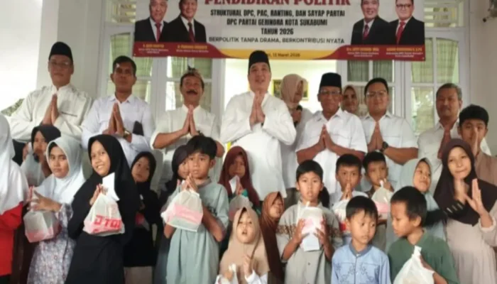 Membasuh Luka, Mengetuk Pintu Langit: Kala Gerindra Kota Sukabumi Memeluk Yatim di Bulan Suci Ramadhan 1447 Hijriah