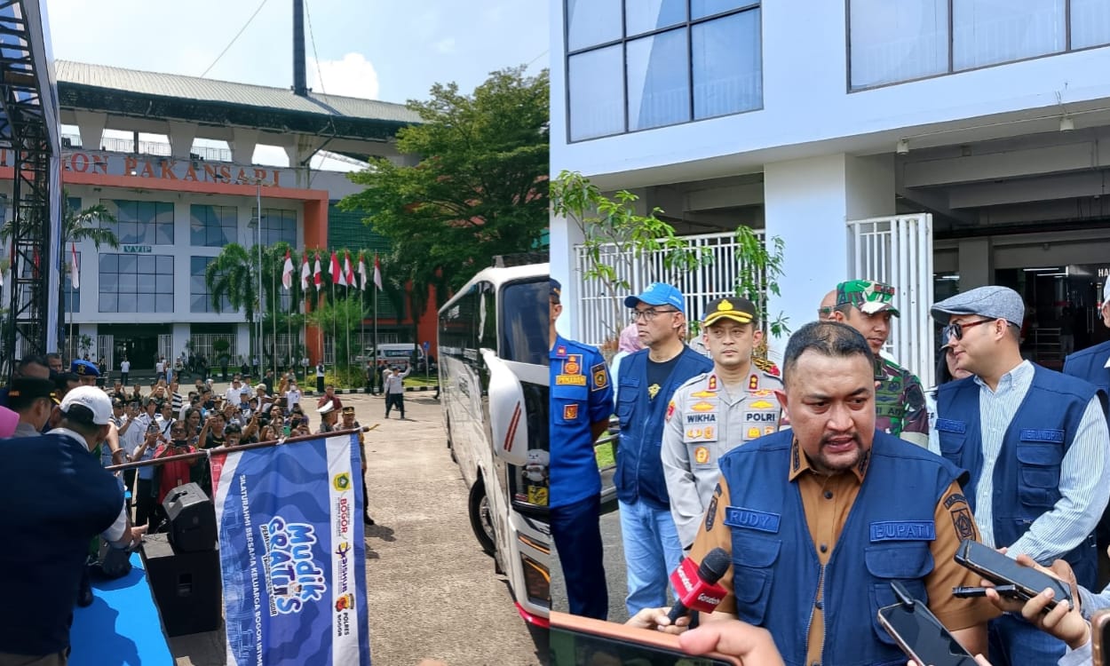 Pemkab Bogor Berangkatkan 4.000 Pemudik