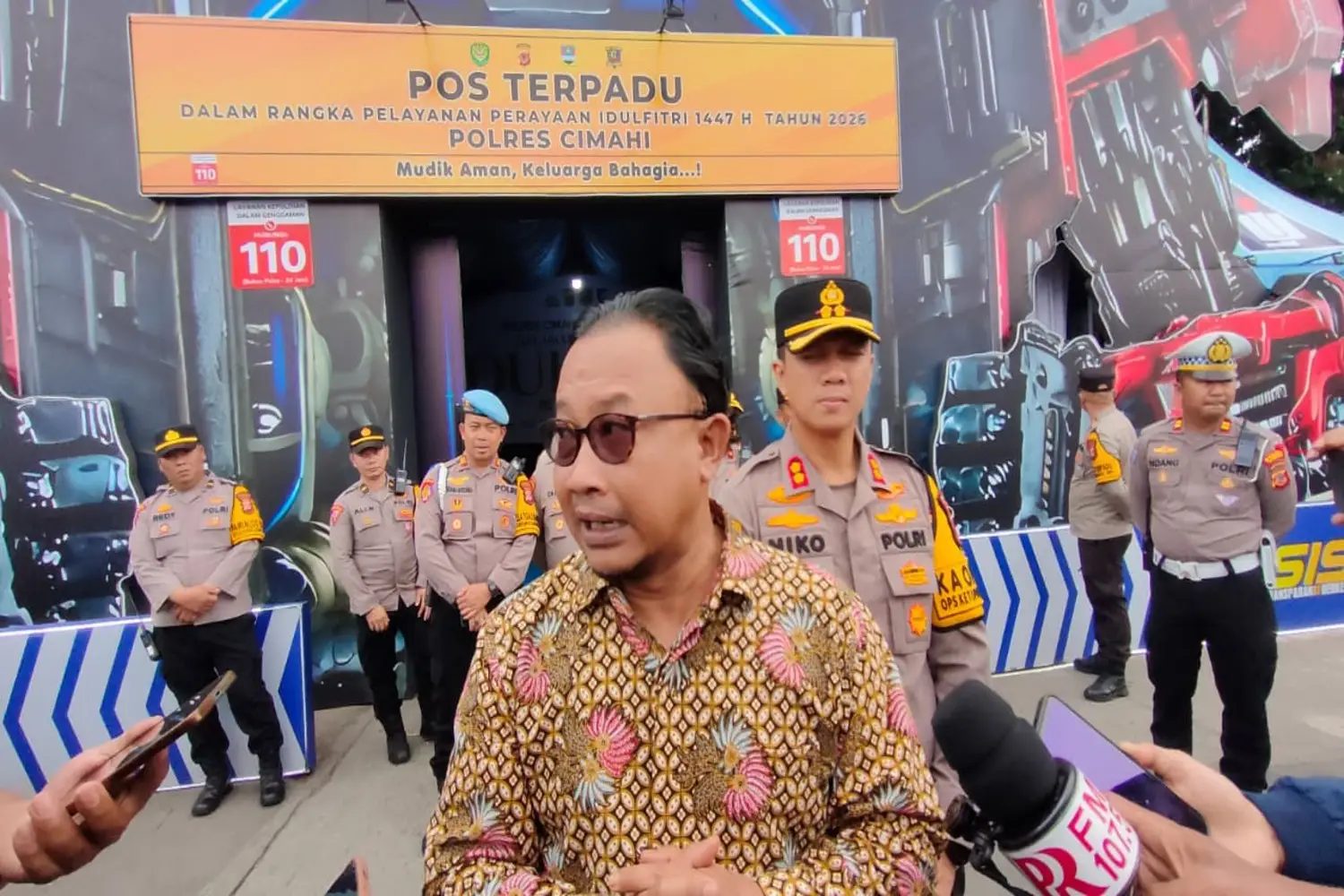 Pos Mudik Unik di Padalarang Bandung Barat Bikin Kompolnas Angkat Jempol
